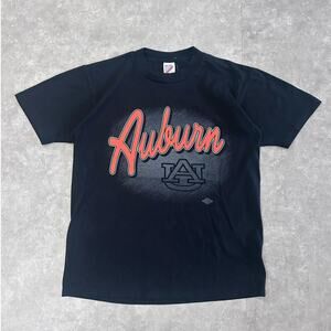 90s Vintage Auburn Tigers Black T Shirt Size M